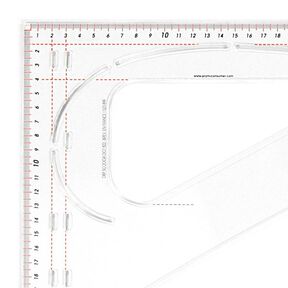 Équerre tailleur 23 x 60 cm – transparent | Prym, 
