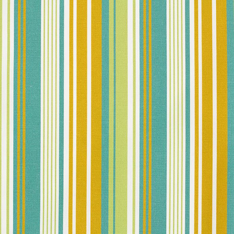 Toile pour store banne Rayures mixtes – moutarde/vert clair,  image number 1