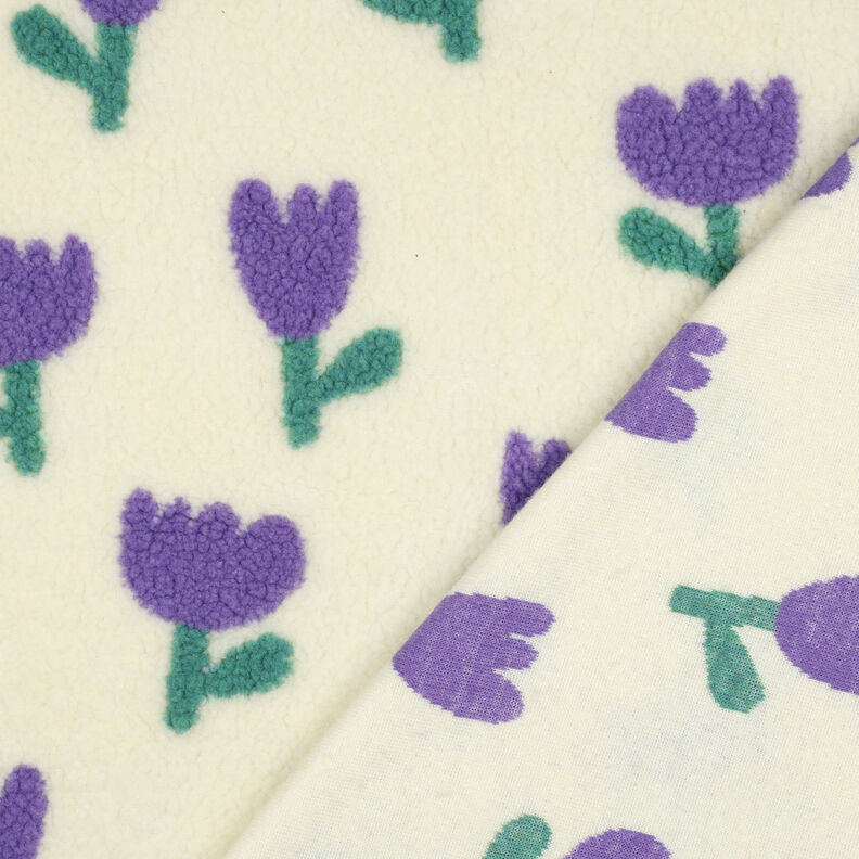 Ourson tulipes | Poppy Fabrics – ivoire, image number 4