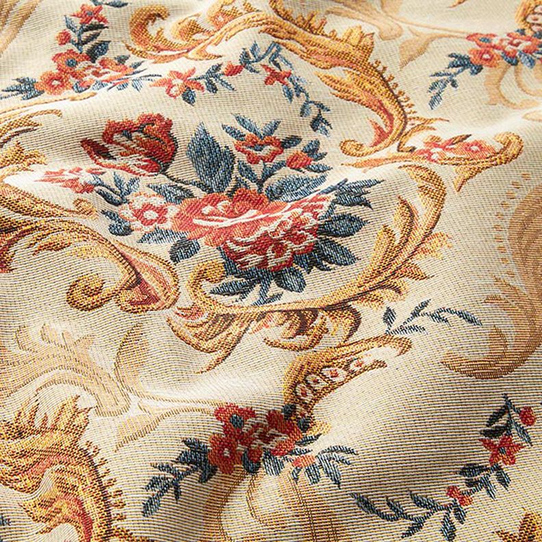 Tissu de décoration Gobelin Élégance – beige clair, image number 2