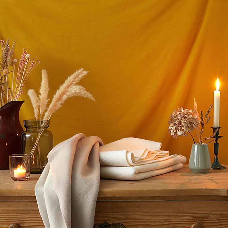 Loden de laine foulé – crème, image number 8