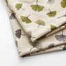 Tissu de décoration Semi-panama Feuilles de ginkgo – gris/nature,  thumbnail number 3