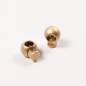 Bloque-cordons Boule [2 pcs] – or métallisé, 