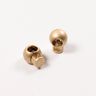 Bloque-cordons Boule [2 pcs] – or métallisé,  thumbnail number 1
