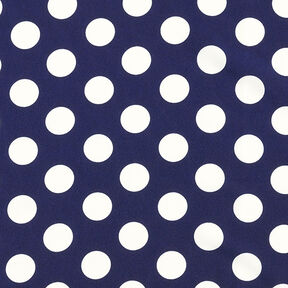 Tissu crêpe Pois [2,5 cm] – bleu marine, 