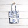 Coton enduit maritime – bleu acier/nature,  thumbnail number 7