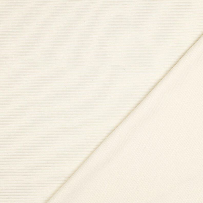 Ottoman Jersey côtelé Coton mélangé – crème, image number 3