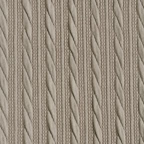Tricot Cloqué Torsades – argent, 