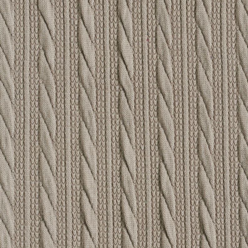 Tricot Cloqué Torsades – argent, image number 1