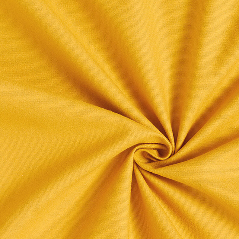 Flanelle coton Uni – moutarde,  image number 1