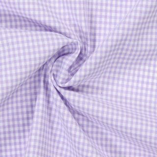 Tissu en coton Vichy - 0,2 cm – lilas pastel, 
