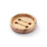 Bouton en bois 4 trous – nature,  thumbnail number 2