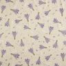 Coton enduit Bouquet de lavande – nature/lavande,  thumbnail number 1