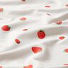 GOTS Jersey coton Fraises aquarelle Impression numérique – ivoire,  thumbnail number 2