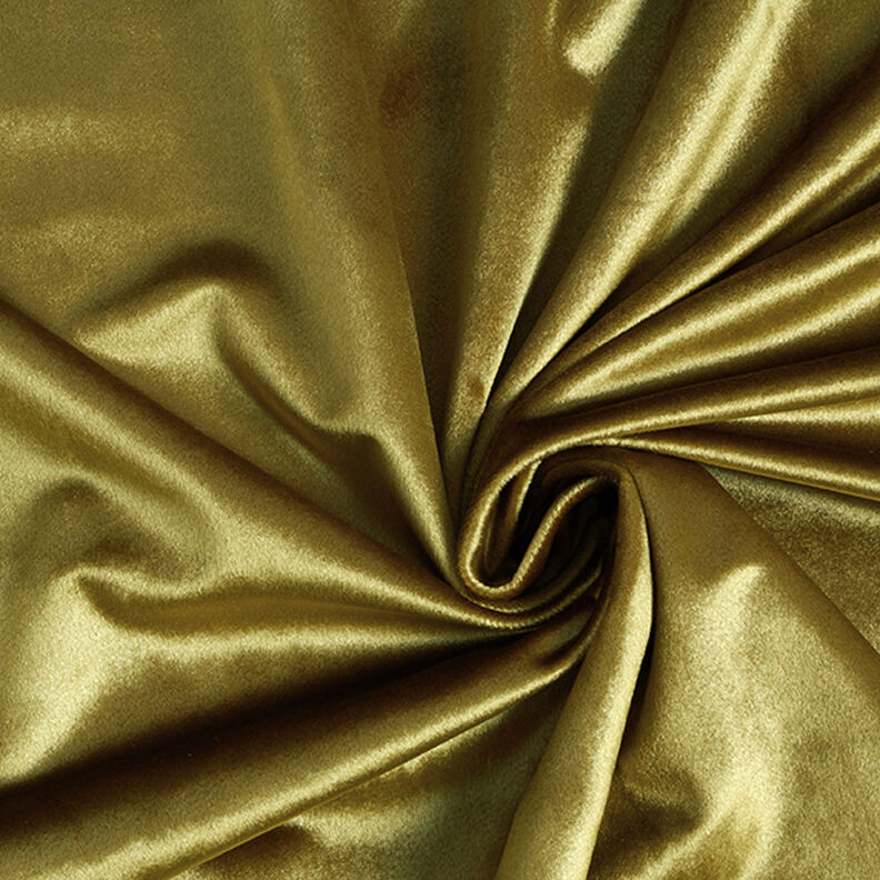 Tissu de décoration Velours – olive,  image number 1