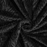 Fourrure synthétique lignes ondulées – noir,  thumbnail number 3