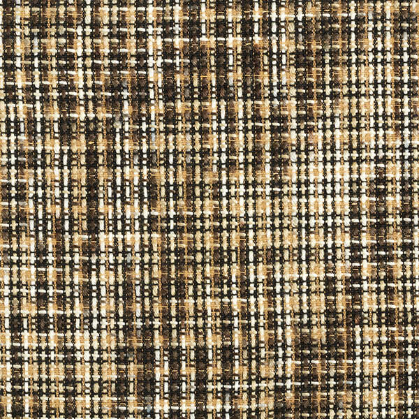 Tissu pour manteau en laine mélangée Carreaux – beige/noir,  image number 1