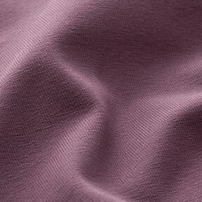 Jersey coton Medium uni – aubergine, 