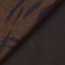 Jersey romanite tissu gratté avec rayures abstraites – marron noir,  thumbnail number 4