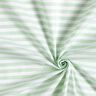 Tissu en coton Cretonne rayures décontractées – menthe clair/blanc,  thumbnail number 3