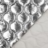 Tissu matelassé Lignes sinueuses – argent métallisé,  thumbnail number 4