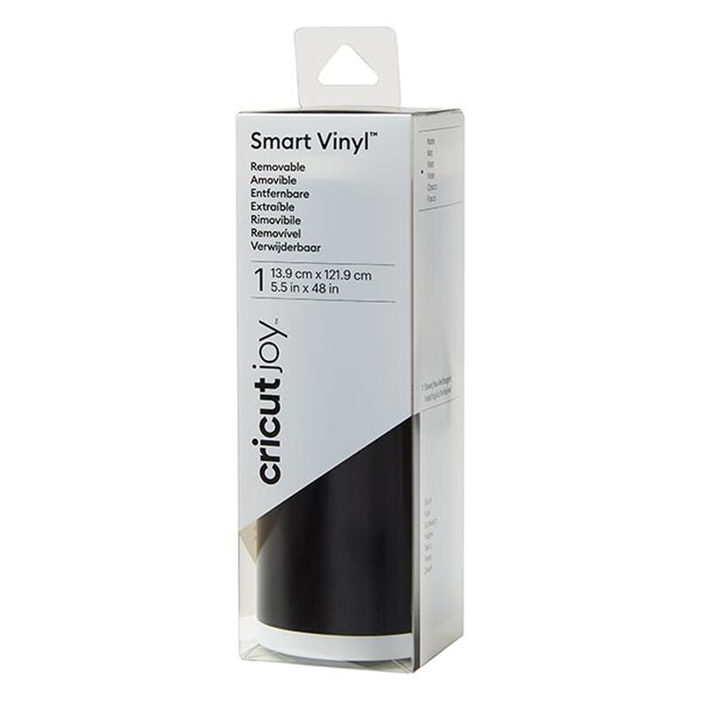 Film vinyle Cricut Joy Smart mat [ 13,9 x 121,9 cm ] – noir,  image number 1