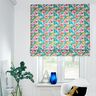 Tissu de décoration Sergé coton Fleurs peintes – rose/turquoise,  thumbnail number 6