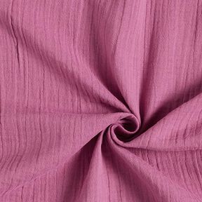 GOTS Tissu double gaze de coton | Tula – mauve, 