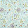 Tissu en coton Popeline Fleurs sauvages – menthe clair/lavande,  thumbnail number 1