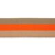 Sangle de sac fluo [ 40 mm ] – orange néon/beige,  thumbnail number 2