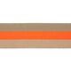 Sangle de sac fluo [ 40 mm ] – orange néon/beige,  thumbnail number 2