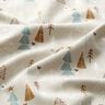 Tissu en coton Popeline Sapins minimalistes – taupe clair,  thumbnail number 2