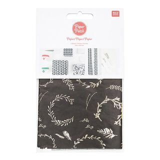 Paper Patch Set Couronnes | Rico Design – noir, 