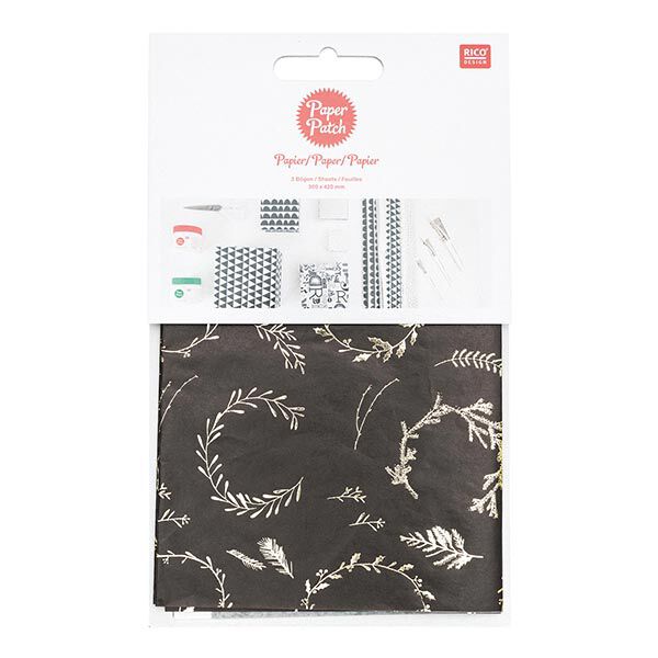 Paper Patch Set Couronnes | Rico Design – noir,  image number 1