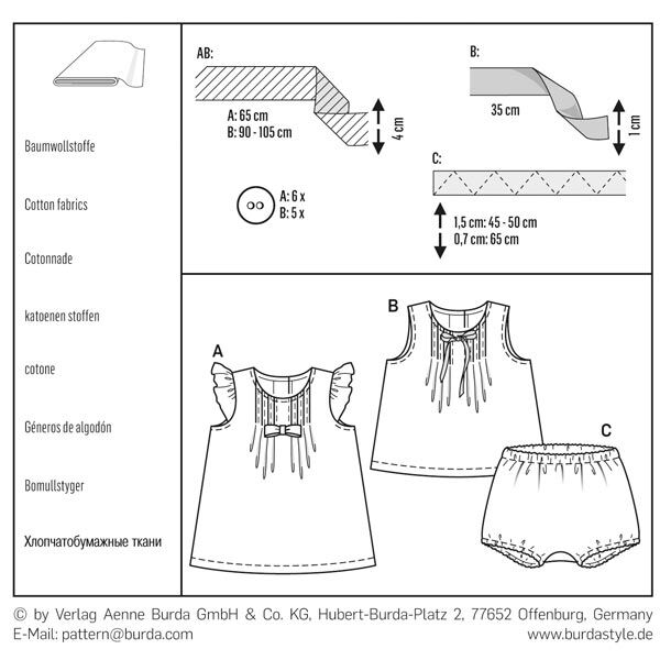 Bambins Robe, Burda 9358, image number 7