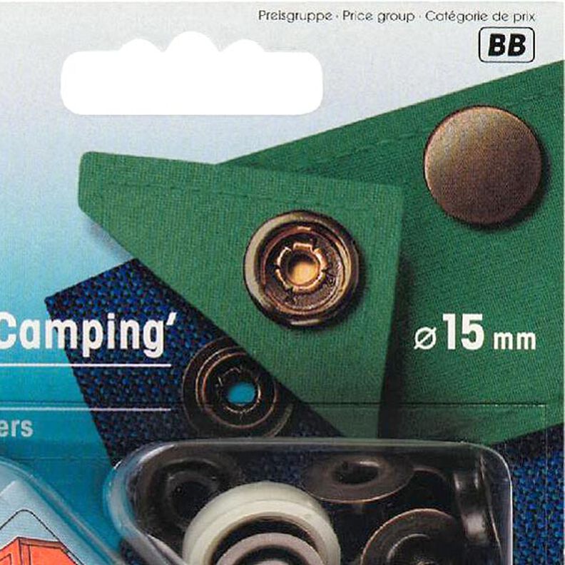 Boutons-pression Sport & Camping [Ø 15 mm] - or vieilli| Prym,  image number 2