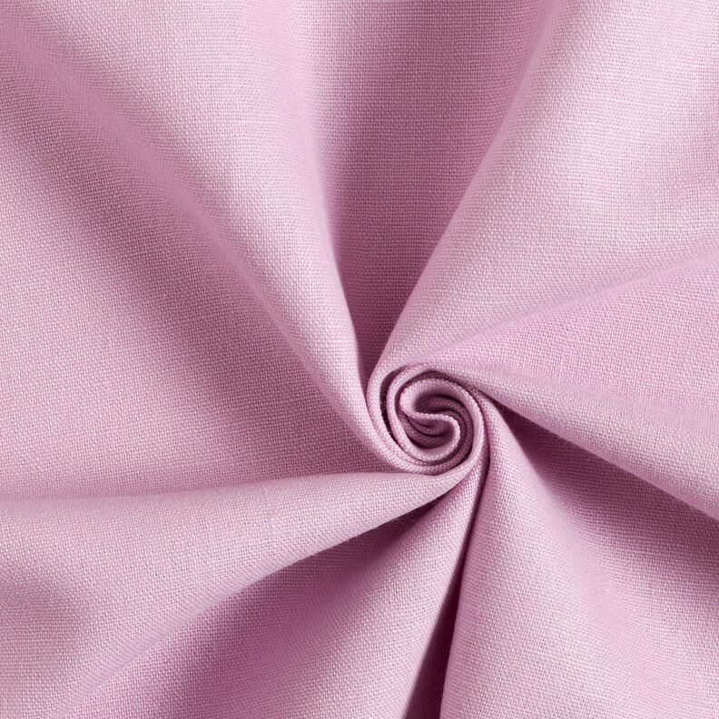 Pur lin lourd Uni – violet pastel,  image number 1