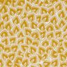 Tissu en coton Cretonne Feuilles abstraites – moutarde/ivoire,  thumbnail number 1