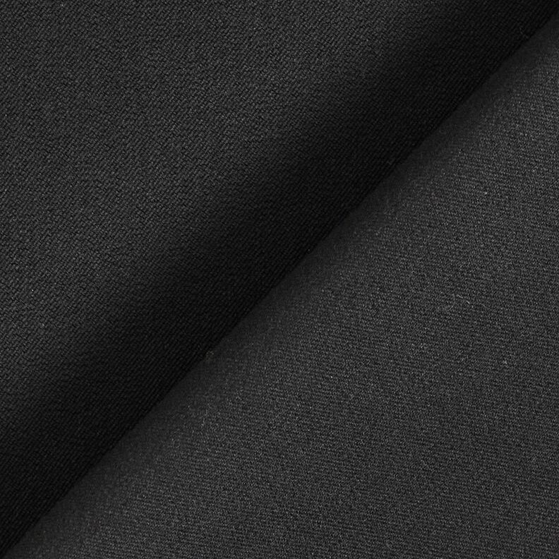 Stretch moyen uni pour pantalon – noir,  image number 3