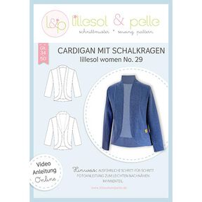 Veste avec col châle, Lillesol & Pelle No. 29 | 34 - 50, 