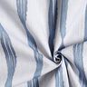 Tissu de décoration Semi-panama Rayures ondulées – bleu,  thumbnail number 3