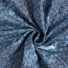 Tissu chambray matelassé Fleur en batik – bleu jean,  thumbnail number 4