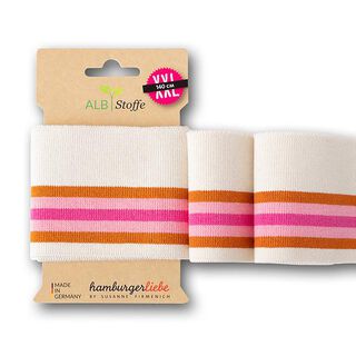 GOTS Bord-côtes bio CUFF ME COLLEGE [140 cm | 7,5 cm] | Albstoffe | Hamburger Liebe, 