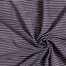 Tricot fin rayures étroites – prune/blanc,  thumbnail number 3
