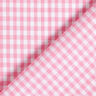 Tissu en coton Vichy à carreaux 0,5 cm – rose/blanc,  thumbnail number 4