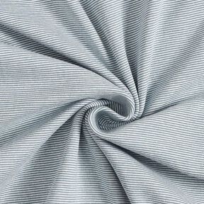 Bord-côtes tubulaire, fines rayures – bleu jean/écru, 
