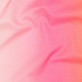 Batiste Dégradé arc-en-ciel | Poppy Fabrics – rose vif/blanc, 