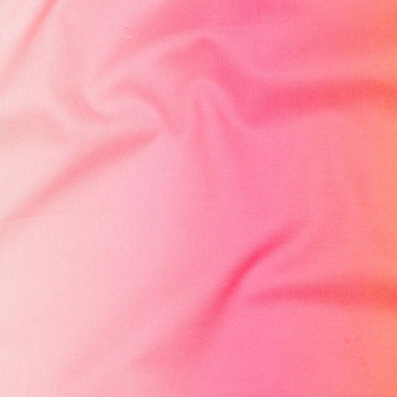 Batiste Dégradé arc-en-ciel | Poppy Fabrics – rose vif/blanc,  image number 2