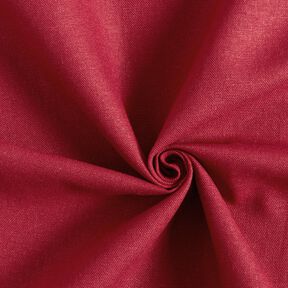 Pur lin lourd Uni – rouge foncé, 
