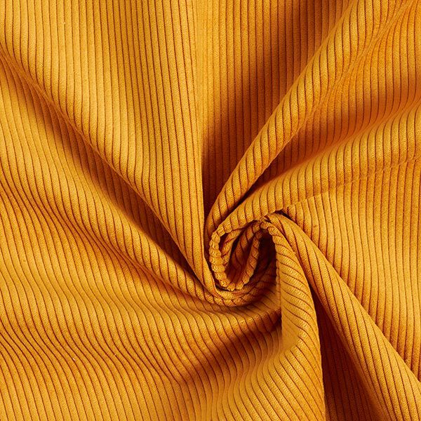 Tissu de revêtement aspect côtelé Fjord – moutarde,  image number 1